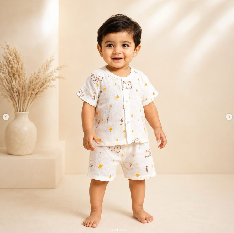 H/S Co-ord Set Cat