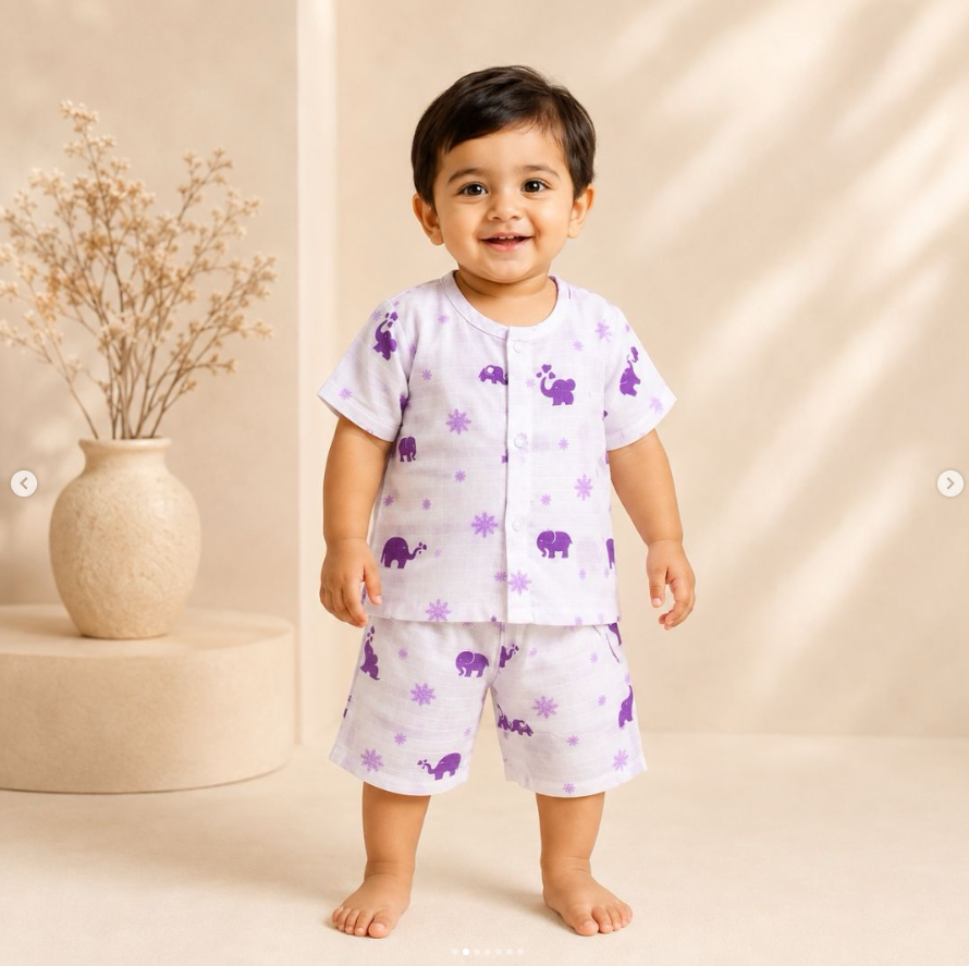 H/S Co-ord Set Elephant