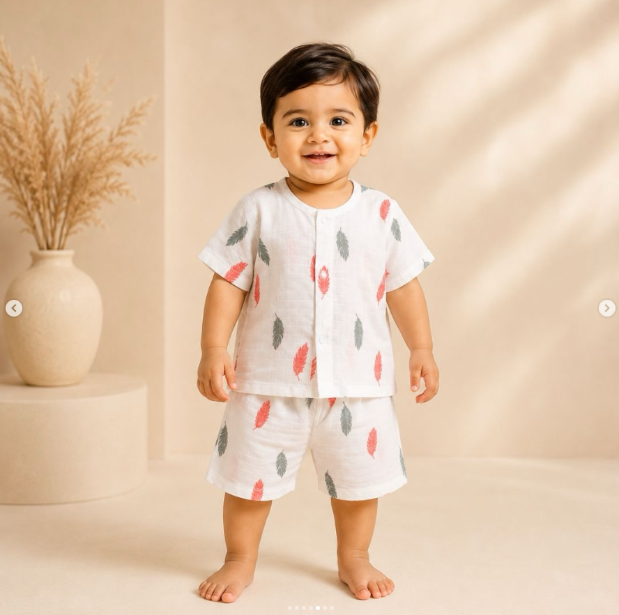H/S Co-ord Set Feather