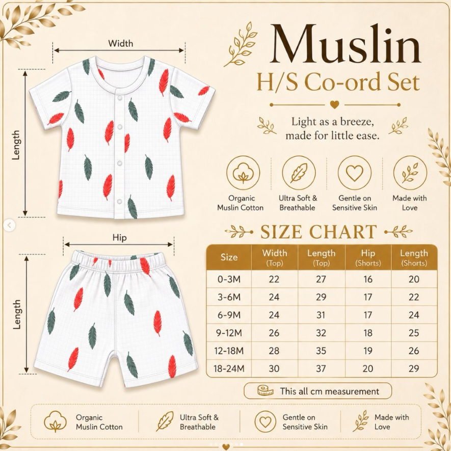 H/S Co-ord Set Feather view 2