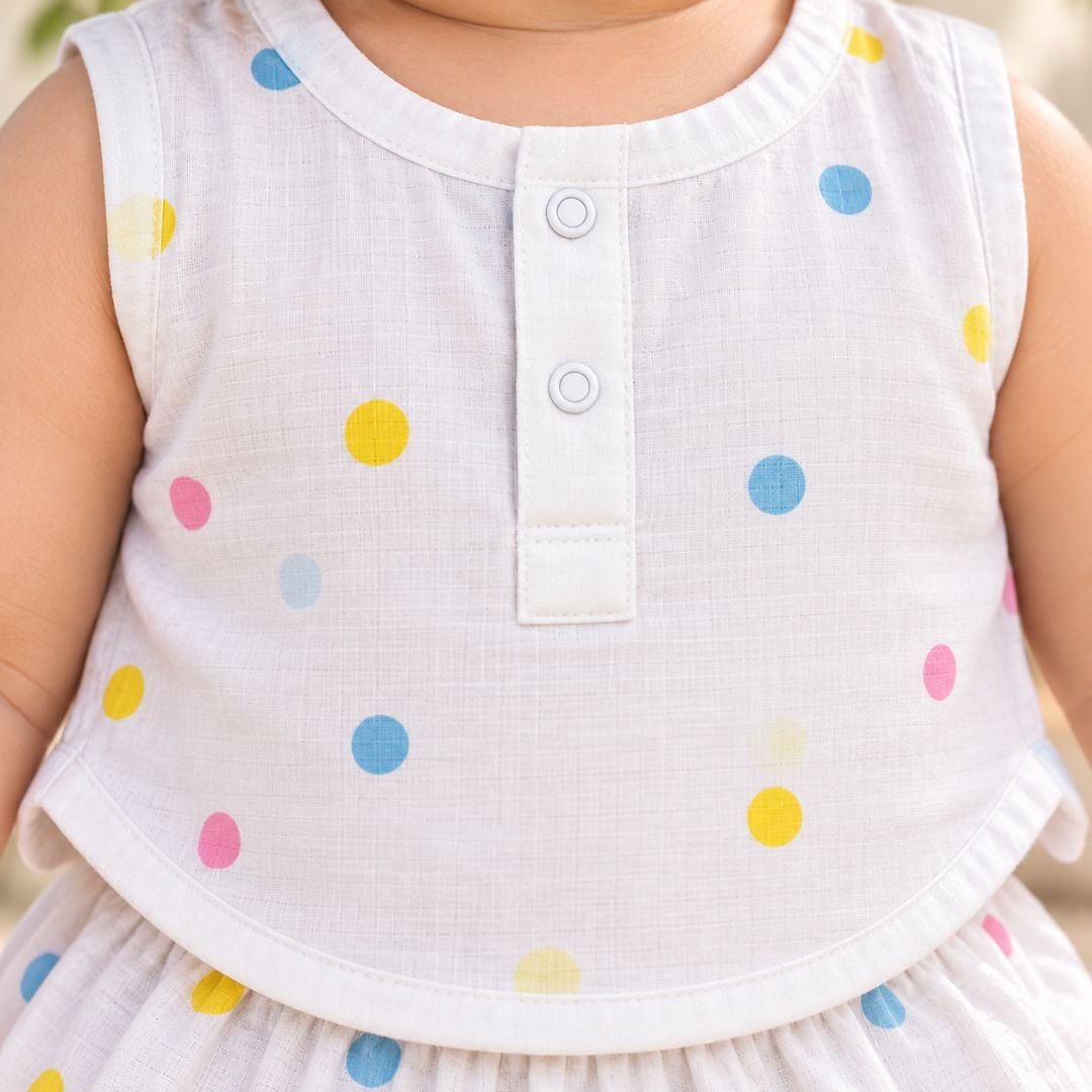 Apple Cut Jabla Shorts Set Dots view 2
