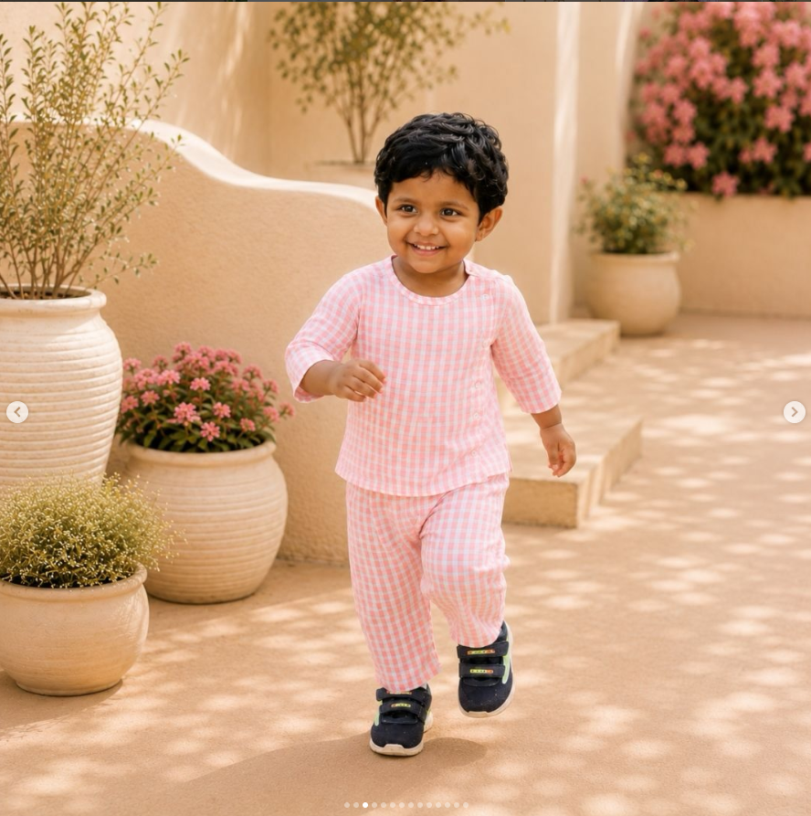 Trendy Co-ord Set Pink view 2