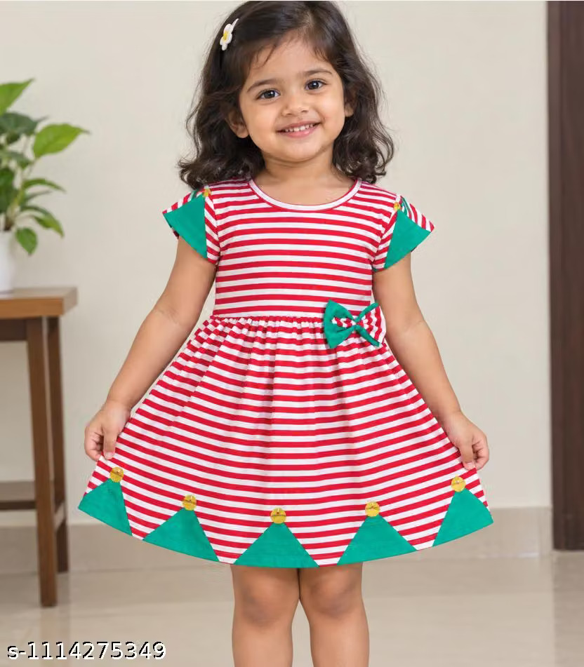Cotton A-Line Frocks & Dresses