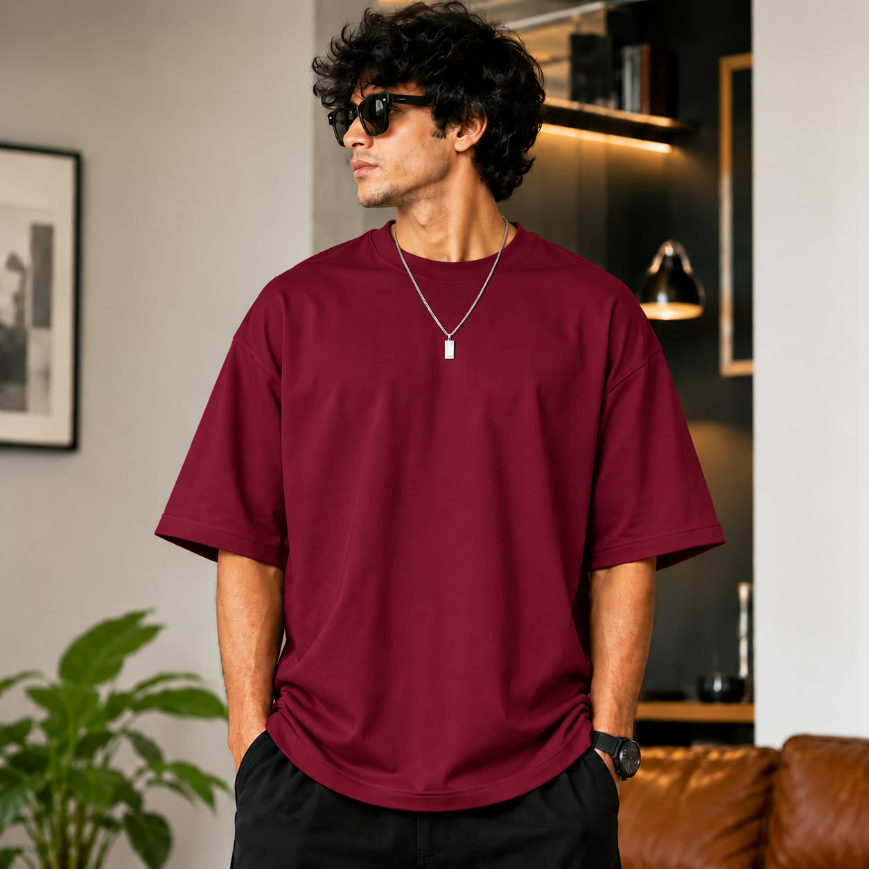 Over sized Tee - 240gsm - 10 - MRN