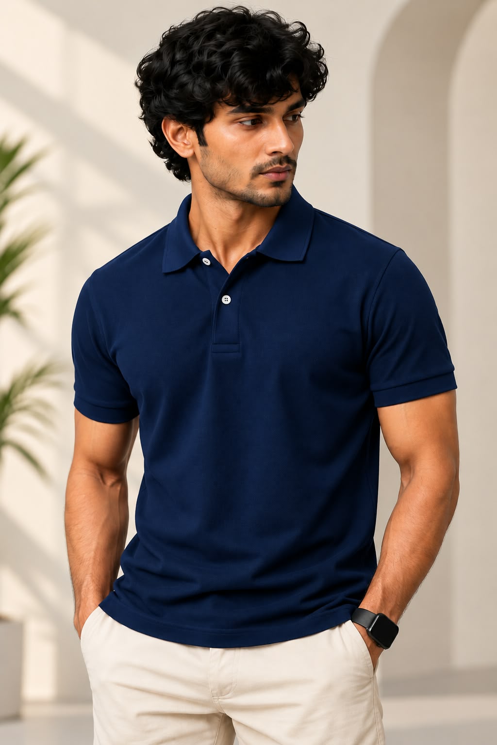 CTN Polo-240gsm -03 -NVY