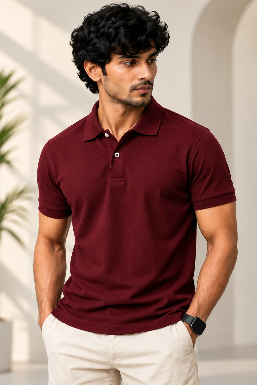 CTN Polo-240gsm -04 -MRN
