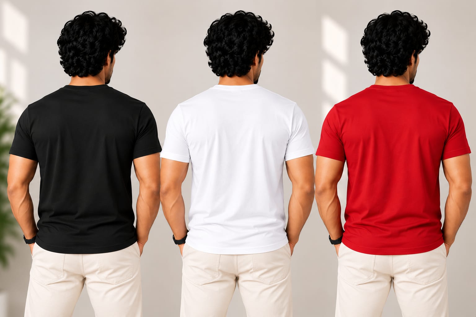 CTN TEE - 180gsm -  ( Pack of 3 ) Combo 01 view 2
