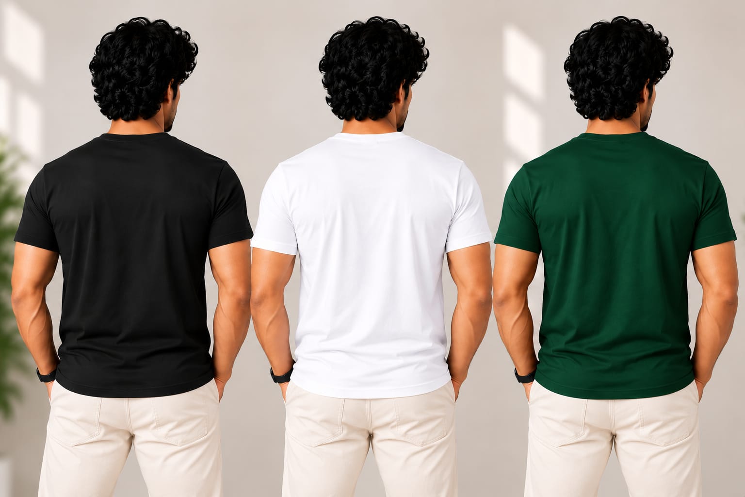 CTN TEE - 180gsm -  ( Pack of 3 ) Combo 02 view 2