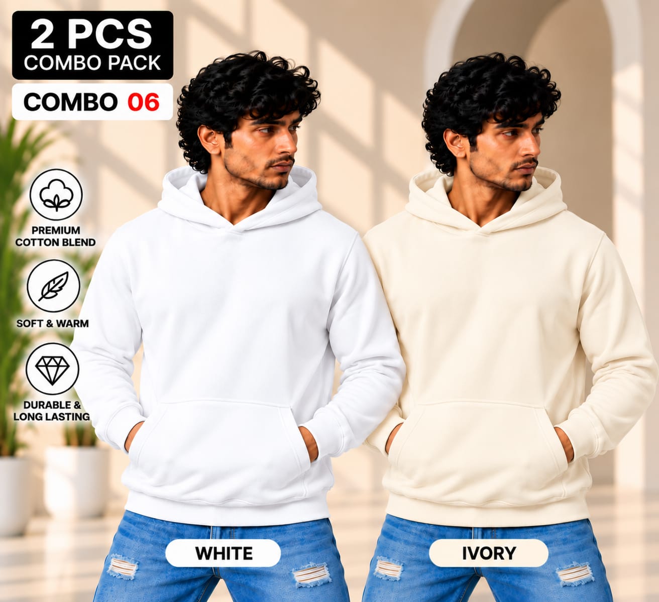 CTN Hoody - 320gsm - ( Pack of 2 ) Combo 06 view 1