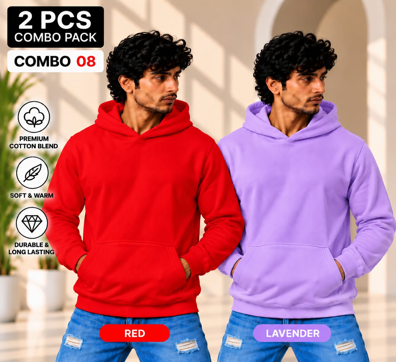 CTN Hoody - 320gsm - ( Pack of 2 ) Combo 08 view 1