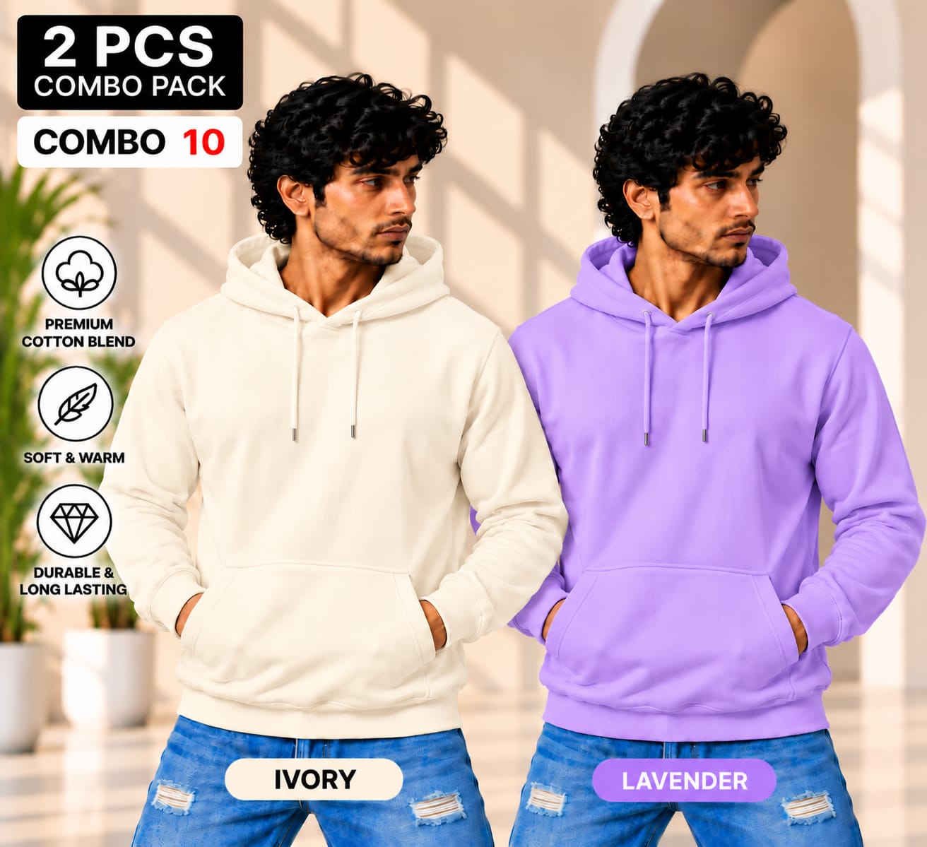 CTN Hoody - 320gsm - ( Pack of 2 ) Combo 10 view 1