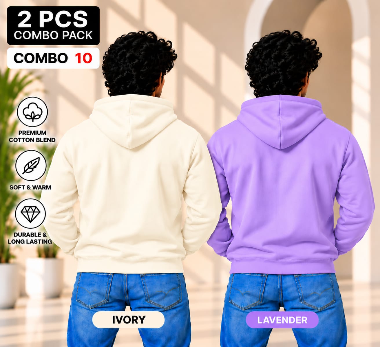 CTN Hoody - 320gsm - ( Pack of 2 ) Combo 10 view 2