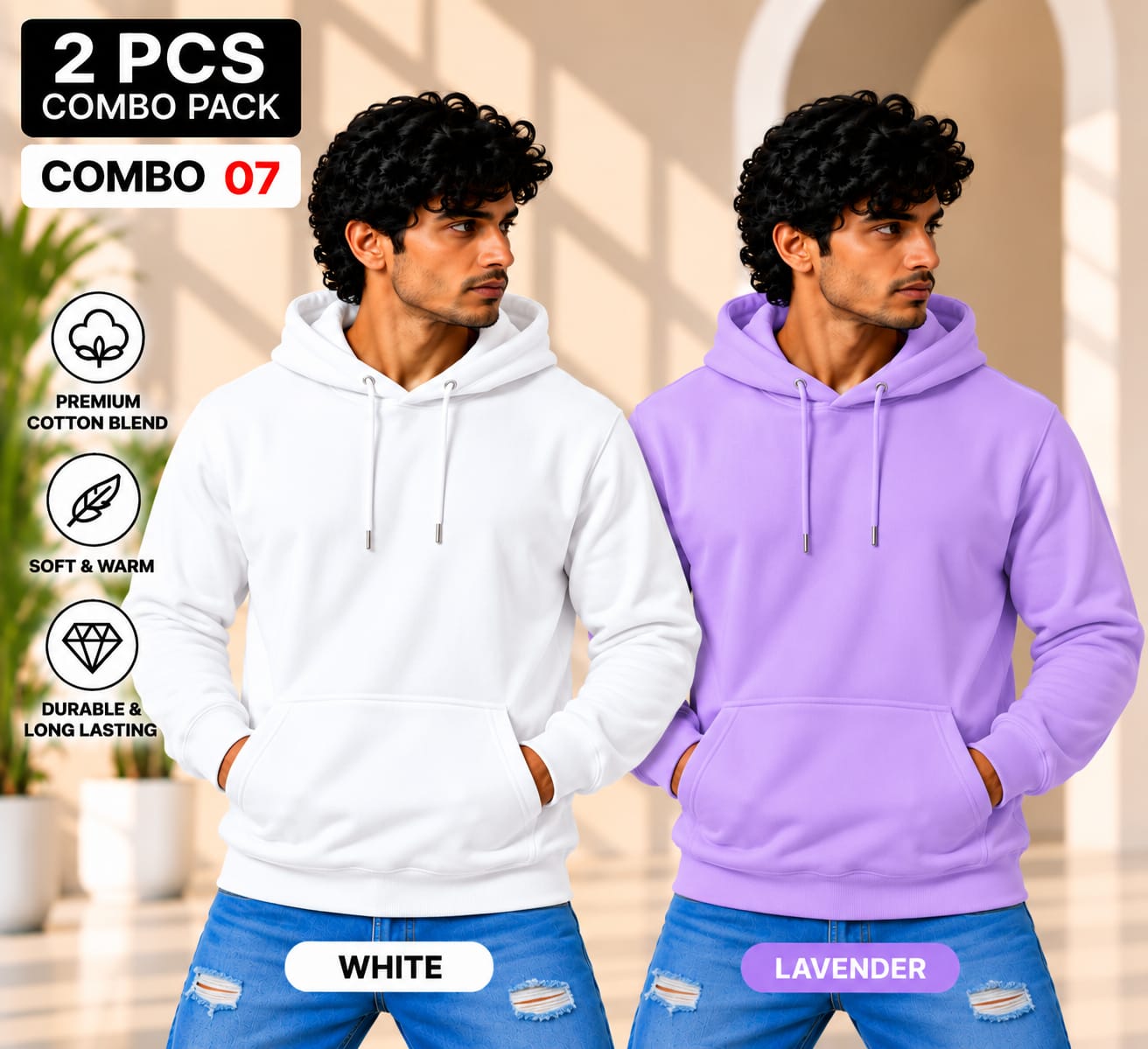 CTN Hoody - 320gsm - ( Pack of 2 ) Combo 07 view 1