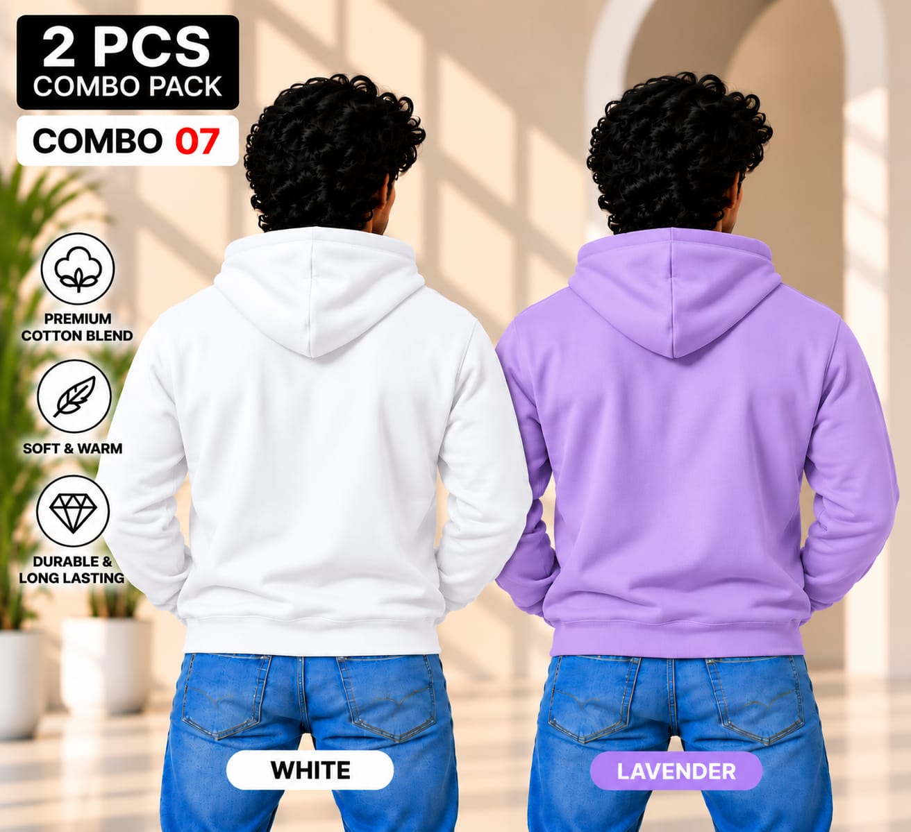 CTN Hoody - 320gsm - ( Pack of 2 ) Combo 07 view 2